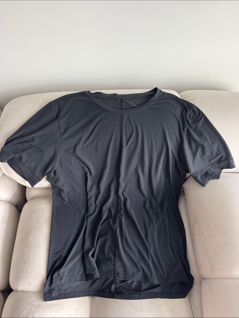 Men's Nike Black Crew Neck dri fit T-Shirt